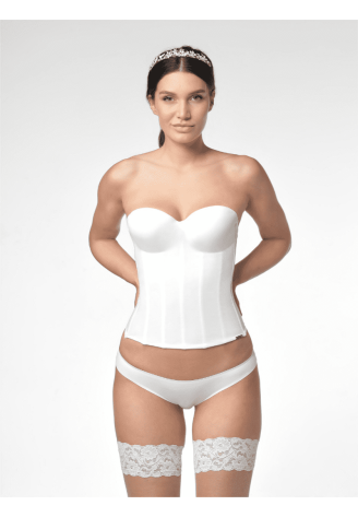 Poirier 18-400 Corset Seamless Ivory ()