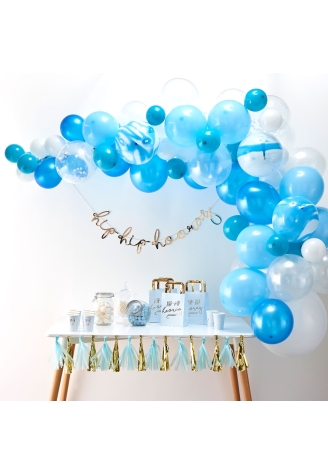 Ginger Ray BA-308 Blue Balloon Arch