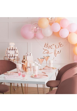 Ginger Ray HN-837 Blush Hen Balloon Arch ()