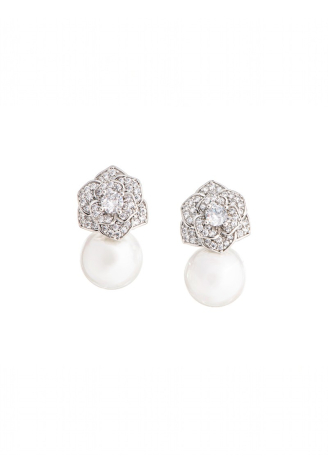 G.Westerleigh ER191 Earrings Rhodium