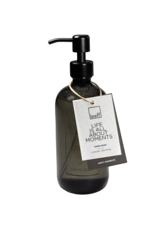 Leeff 18373 Hand Soap Glass Bottle - Minty Moments Grey