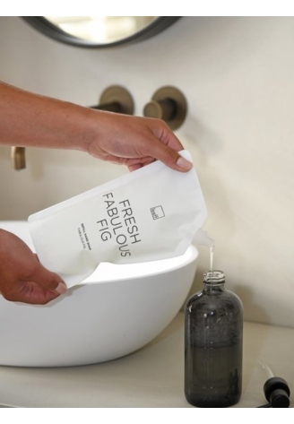 Leeff 18542 Giftbox - Fabulous Fig Hand Soap + Refill White