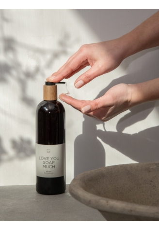 Leeff 18592 Hand Soap Sensational Spices - Love you soap much Black