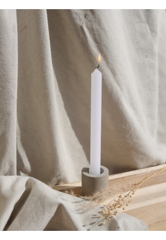 Leeff 18715 Dinner Candles Giftset Donna White