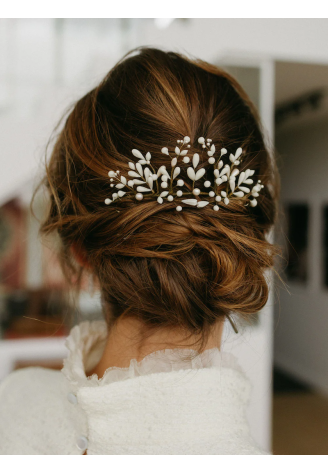 Lizeron Marthe Hair Comb White ()