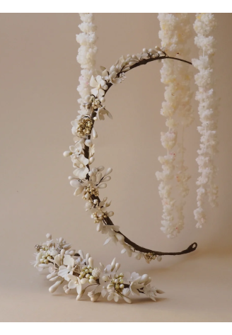 Lizeron Perrine Hair Comb White