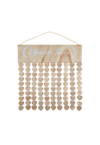 Natural Wedding Seating Chart