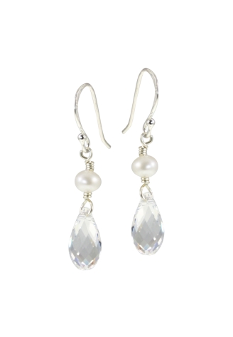 Juvelan Silver Wedding Earrings ()