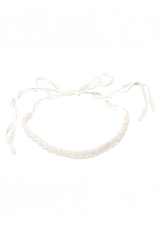 G.Westerleigh WS-J242 Bridal belt Ivory