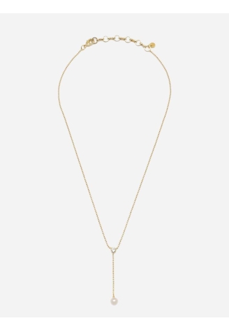 Abrazi Lovey Pearl Necklace Gold ()