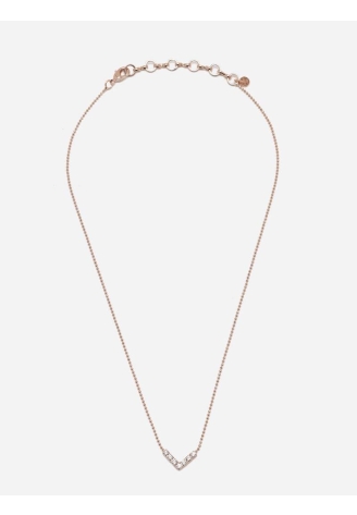 Abrazi Lacy Necklace Rose ()