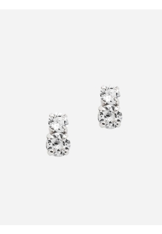 Abrazi Ava Double Earrings Silver ()