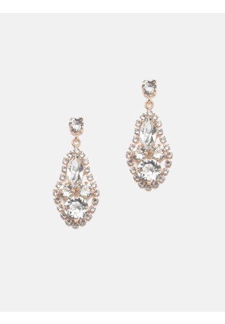 Abrazi Adele Swarovski Earrings Rose ()