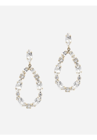 Abrazi Jane Swarovski Earrings Gold ()