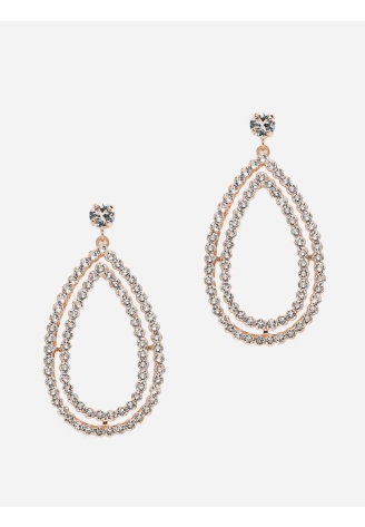 Abrazi Grace Swarovski Earrings Rose ()