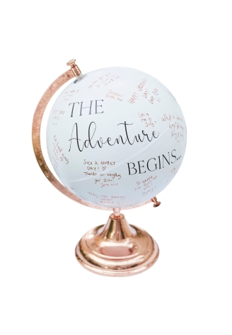 Ginger Ray BR-337 Botanical Wedding Globe Guestbook