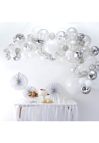 Silver Balloon Arch Kit BA-302 | Ginger Ray ()