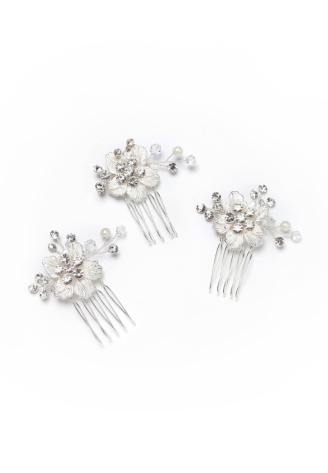 Poirier BB-420 Silver Hair Comb