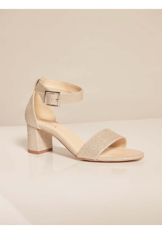 Avalia Carrie Wedding Shoes Glitter ()