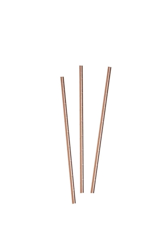 Ginger Ray BB-300 Rose Gold Straws