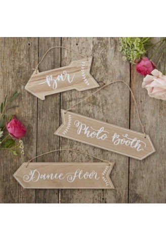 Wooden Arrow Signs - Boho ()