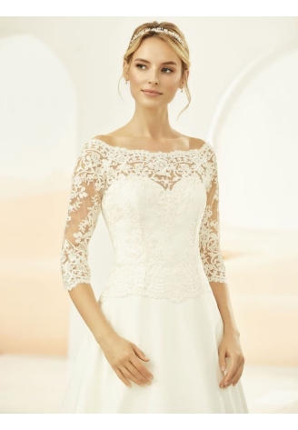 Bianco Evento E322 Lace Bolero