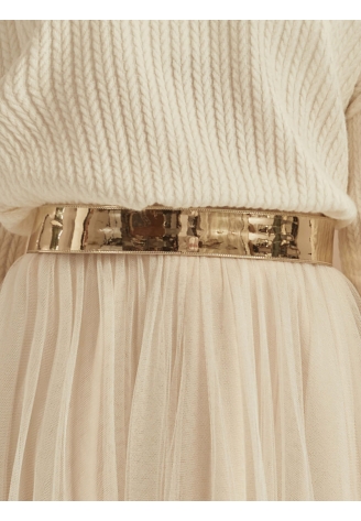 Bianco Evento PA91G Belt Gold ()
