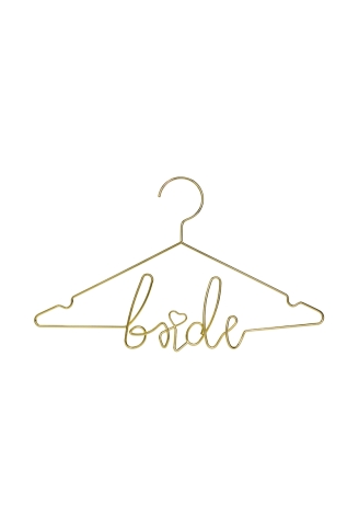 Metal Hanger Bride Gold