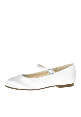 Rainbow Club Binx White Communion Shoes ()