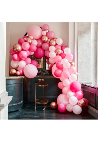 Ginger Ray BA-320 Balloon Arch Luxe Pink Balloon Arch