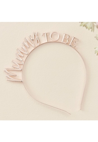 Ginger Ray BL-123 Floral Baby Shower Headband ()