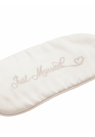 Poirier BN-12 Just Married Eye Mask Satin