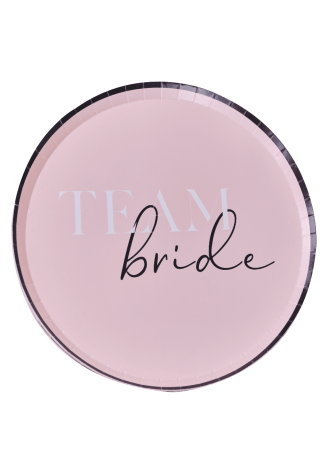 Ginger Ray TH-102 Team Bride Plates 