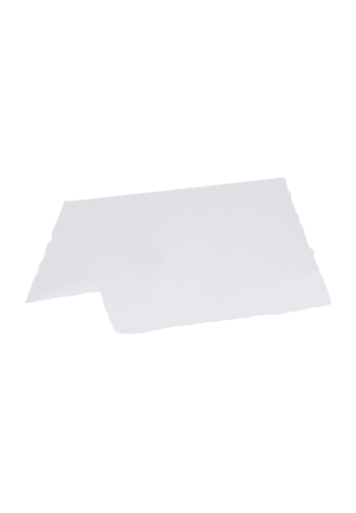 Ginger Ray BR-314 White Cotton Paper Wedding Place Cards