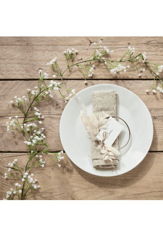 Ginger Ray BRA-300 White Gypsophila Artificial Flower Garland ()