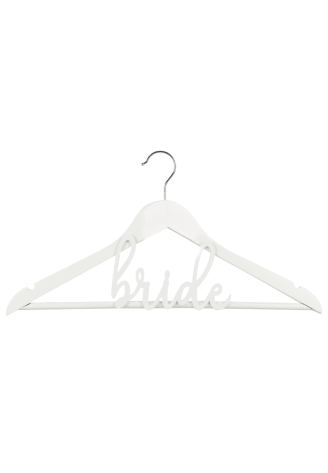 Ginger Ray BRA-319 White Wooden Bride Hanger