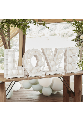 Ginger Ray BRA-322 LOVE Balloon Mosaic Stand ()