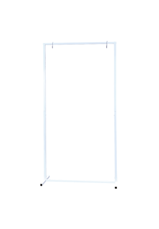 Ginger Ray BW-421 White Metal Entrance Sign Stand