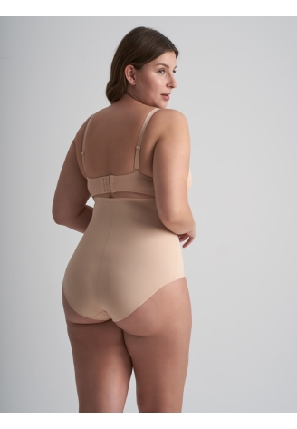 BYE BRA Sculpting High Waist Brief Beige