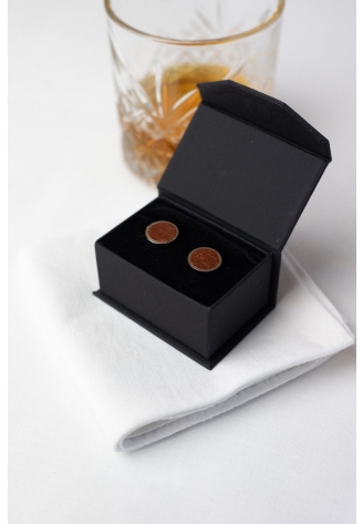 Abrazi C5-L-Brown Cufflinks