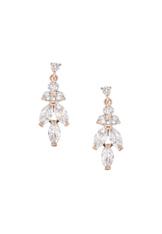 G. Westerleigh ER021RG Earrings Rose Gold ()