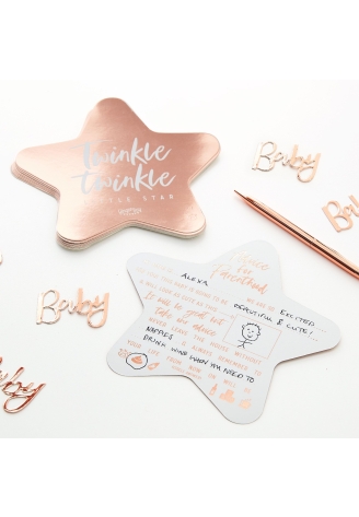 Ginger Ray TW-812 Twinkle Twinkle Advice Cards