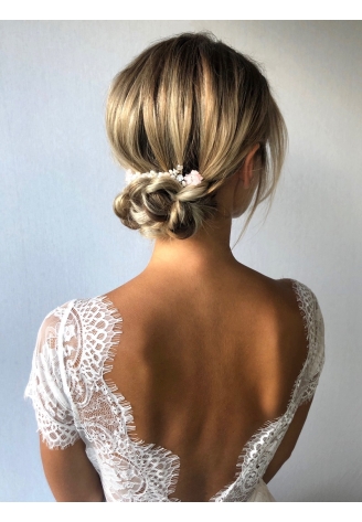 Sally Jane Bridal Gaia Hair Comb Silver ()