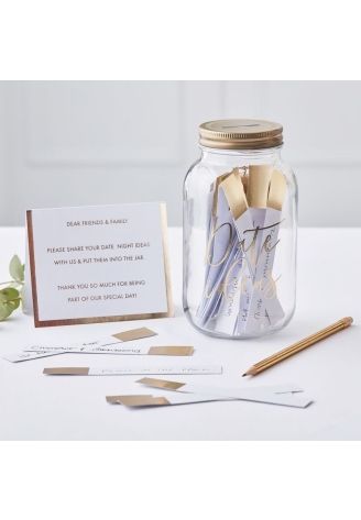 Date Ideas jar GO-144 | Ginger Ray Gold Wedding ()