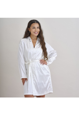 Ginger Ray HEN-106 Dressing Gown White ()