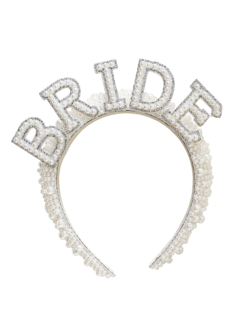 Ginger Ray HEN-129 Bride Headband Pearls