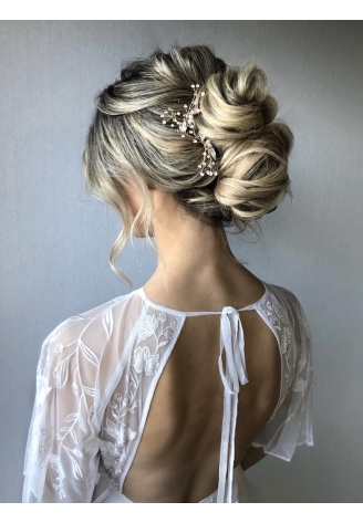 Sally Jane Bridal Hera Hairpins Rose ()