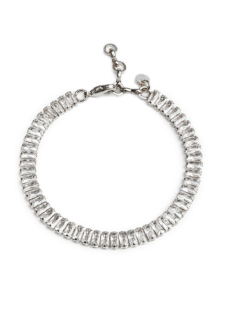 Abrazi Baguette Bracelet Silver ()