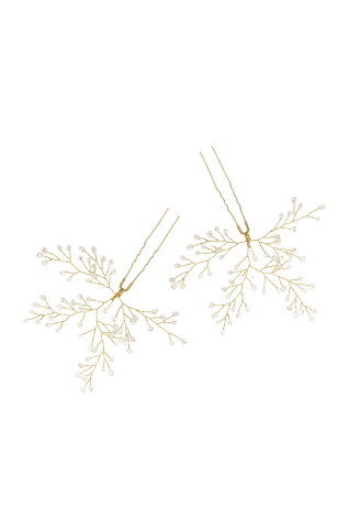 Abrazi Georgie Hairpins Gold