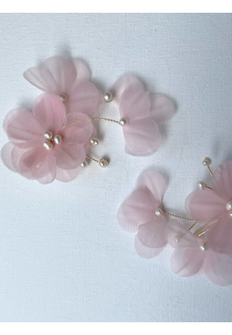Sally Jane Bridal Rose Hairpins Gold